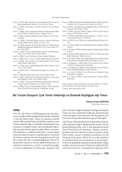&Ccedil;ok Y&ouml;nl&uuml; Yetkinliği ve Dinamik Kişiliğiyle Alp Timur