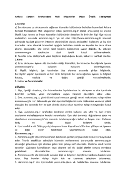 Ankara Serbest Muhasebeci Mali M&uuml;şavirler Odası