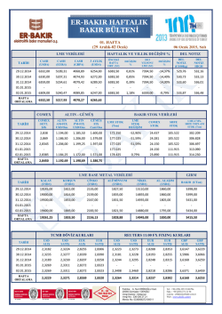 01.Hafta Bulteni - Er