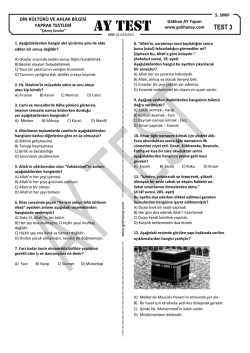 AY TEST - G&ouml;khan AY