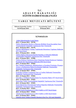 T.C. A D A L E T B A K A N L I Ğ I EĞĠTĠM DAĠRESĠ BAġKANLIĞI