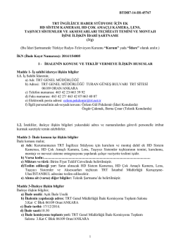 btdb7-14-ıh-45767 trt ingilizce haber st&uuml;dyosu i&ccedil;in ek hd sistem