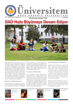 DA&Uuml; Hızla B&uuml;y&uuml;meye Devam Ediyor