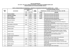 Lojistik - Sel&ccedil;uk &Uuml;niversitesi