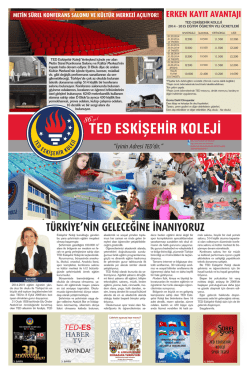sayfa - TED ESKİŞEHİR KOLEJİ