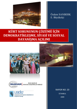k&uuml;rt sorununun &ccedil;&ouml;z&uuml;m&uuml; i&ccedil;in demokratikleşme, siyasi ve