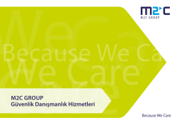M2C Group G&uuml;venlik Danışmanlık Hizmetleri