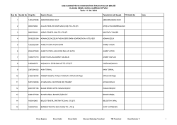Ek: Se&ccedil;imli Genel Kurul Toplantısına katılabilecek firma listesi i&ccedil;in