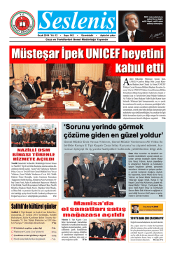 Ocak-Sayı: 142 - Ceza ve Tevkifevleri Genel M&uuml;d&uuml;rl&uuml;ğ&uuml;