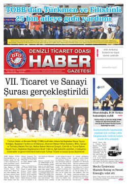 Gazete 63 - Denizli Ticaret Odası