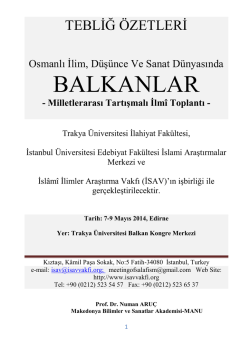 BALKANLAR