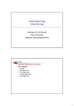 Sunum dosyası - Gazi &Uuml;niversitesi