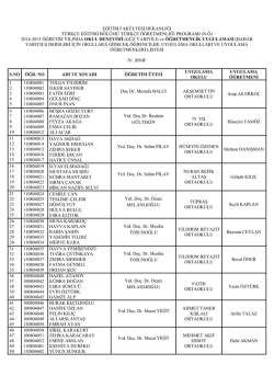 staj grupları listesi