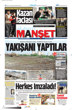 Ne olmuştu? - Akdeniz Manşet
