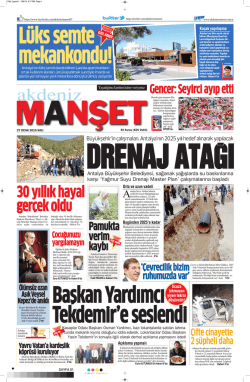 30 yıllık hayal ger&ccedil;ek oldu