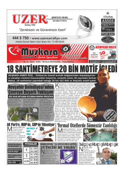 18 SANTİMETREYE 20 BİN MOTİF İŞLEDİ