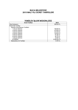 Temizlik İşleri M&uuml;d&uuml;rl&uuml;ğ&uuml;