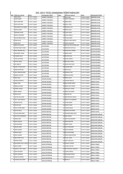 TEOG Danışman Öğretmen İçin Tıklayınız.