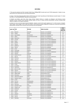DUYURU - Gelir İdaresi Başkanlığı