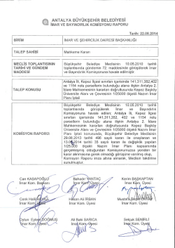(29/03/2015) &ldquo; Afete Hazır T&uuml;rkiye