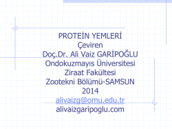 Protein Feeds-10 eyl&uuml;l 2014