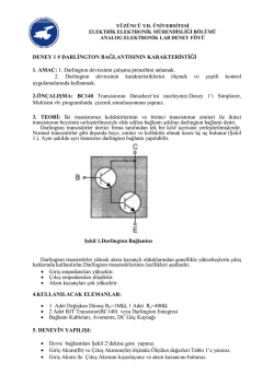 analog elektronik lab deney f&ouml;y&uuml; 1