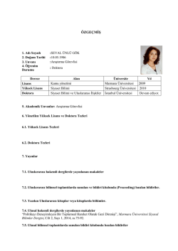 Arş.Gör.Seval ÜNLÜ GÖK