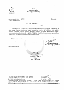 n.yıldızj - Van Halk Sağlığı M&uuml;d&uuml;rl&uuml;ğ&uuml;