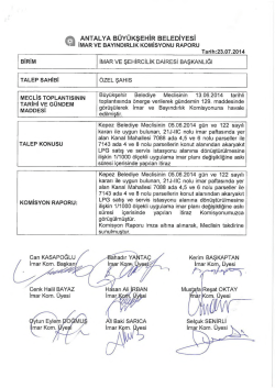 G&uuml;ndemin 40.Maddesi - Antalya Belediyesi