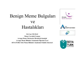 Benign Meme Bulguları ve Hastalıkları