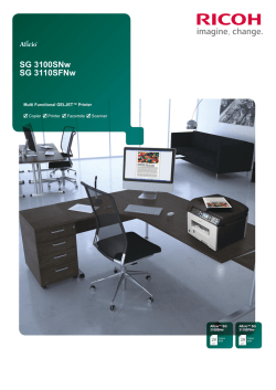 Aficio SG3100SNw SG3110SFNw