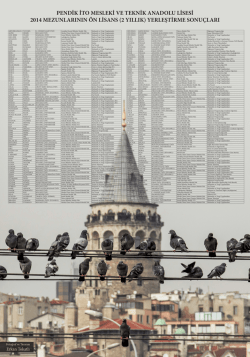 (2 yıllık) yerleştirme sonuçları