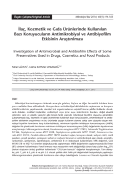 PDF - Mikrobiyoloji B&uuml;lteni