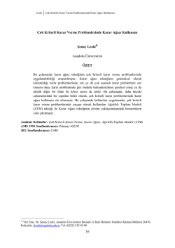 İktisadi Yenilik Dergisi &Ouml;rnek Makale Dosyası