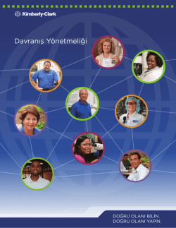 Davranış Y&ouml;netmeliği - Kimberly