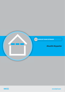 AKUSTİK AL&Ccedil;IPANLAR