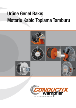 &Uuml;r&uuml;ne Genel Bakış Motorlu Kablo Toplama Tamburu