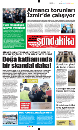 Almancι torunlarι İzmirГde çalιşιyor