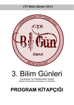 3. Bilim G&uuml;nleri
