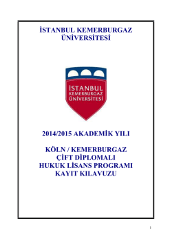 indirebilirsiniz - İstanbul Kemerburgaz &Uuml;niversitesi