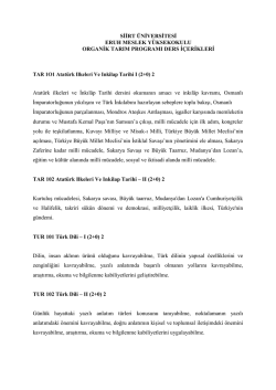 Organik Tarım Programı