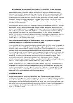 Birleşmiş Milletler N&uuml;fus ve Kalkınma Komisyonu (CPD) 47