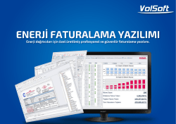 broş&uuml;r - VolSoft Yazılım Logo