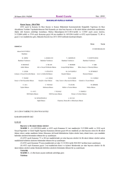 6552 sayılı İş Kanunu ile Bazı Kanun ve Kanun Hükmünde