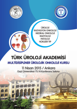 Multidisipliner &Uuml;rolojik Onkoloji Kursu