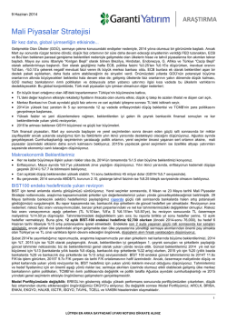 Strateji Raporumuzda