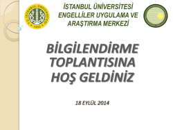 ENUYGAR Faaliyetleri ve Çalışmaları Sunumu