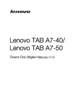 Lenovo TAB A7-40/ Lenovo TAB A7-50