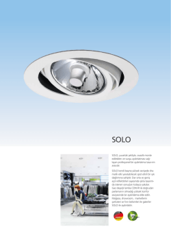 SOLO SPOT - EAE Aydınlatma
