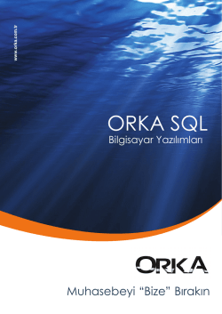 Orka Program Broş&uuml;r